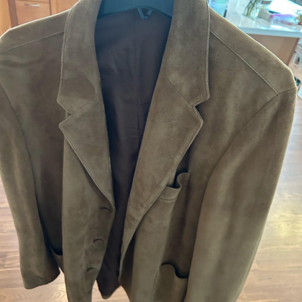 Vintage Brown Suede Jacket